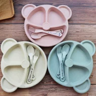 Bear Kids Plate Set